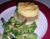 Parmentier de canard et échalote