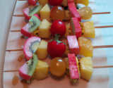 Brochettes aux fruits