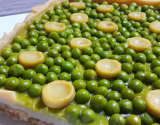 Tarte aux petits pois