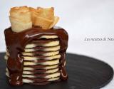 Petits gâteaux de crêpes au chocolat