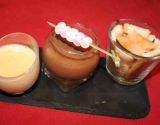 Trilogie chocolatée en verrine