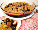 Crumble aux fruits et au chocolat comme chez maman