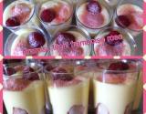 Tiramisu litchi framboises rose