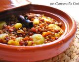 Tajine d'agneau aux raisins secs et oignons caramélisés