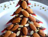 Sapin de Noël aux amandes