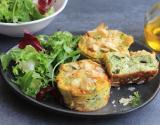 Petits flans courgettes et amandes