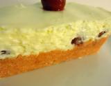 Cheesecake aux cerises et chocolat blanc