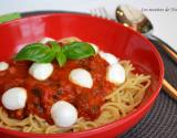 Spaghetti alla caprese