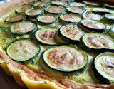 Quiche à la courgette de saison