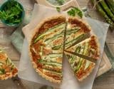 Quiche au saumon et aux pointes d'asperges