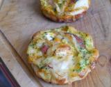 Mini quiches pancetta-chèvre