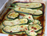 Gratin de courgettes au grill