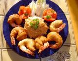 Gambas exotiques sans gluten