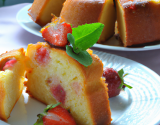 Cake aux fraises Tagada facile