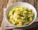 Tagliatelles aux asperges vertes