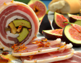 Rouleau de bricks jambon figues Fourme d'Ambert