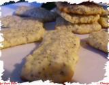 Petits biscuits citron/pavot