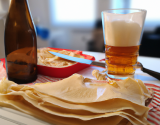 Crêpes sucrées à la bière