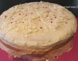 Gâteau rose et blanc