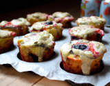 Muffins aux biscuit et au yaourt aux fruits