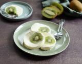 Panna cotta kiwi en bouteille