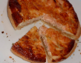 Quiche au saumon légérement épicée