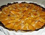 Tarte aux abricots, à la crème de noisettes et au miel