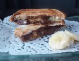 Croque-banane chocolat