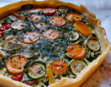 Tarte aux légumes et aux herbes