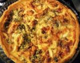 Tarte aux brocolis et au roquefort