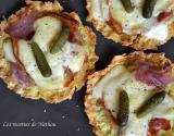 Tartelettes de pommes de terre à la coppa et au fromage