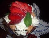 Verrines au coulis de fraises et mascarpone