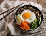 Bibimbap au bœuf haché