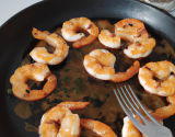 Crevettes flambées au rhum (ou whisky)