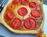 Tarte aux tomates et à la moutarde