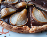 Tarte aux poires et au chocolat