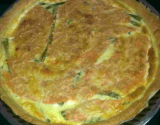 Quiche aux asperges et au saumon