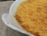 Crème brulée bio et light