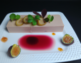 Terrine de foie gras aux litchis