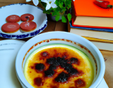 Crème brûlée au coquelicot