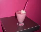 Smoothie rose framboise