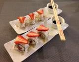 Sushi maguro ichigo roll ( Sushi rouleau thon fraise )