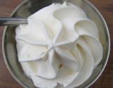 Chantilly de chocolat blanc