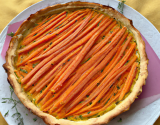 Tarte aux carottes à l'emmental