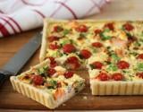 Quiche au saumon La Vache qui Rit