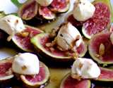 Figues à la  mozzarella