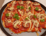 Pizza maison sucrée salée