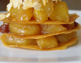 Pastilla aux pommes caramélisées au vinaigre Xéres