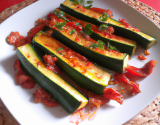 Courgettes pimentées