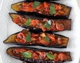 Petits bateaux d'aubergines